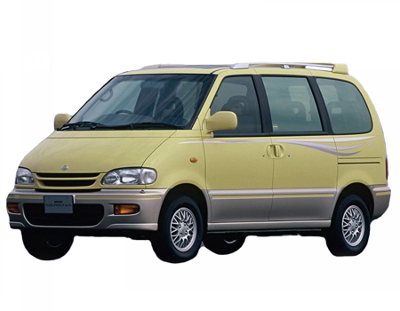 EVA автоковрики для Nissan Serena (C23) 1997-1999 2-й рестайл 8 мест Правый руль — serena-c23